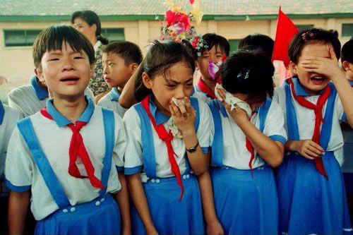 1998年抗洪抢险封堵九江决口震撼照