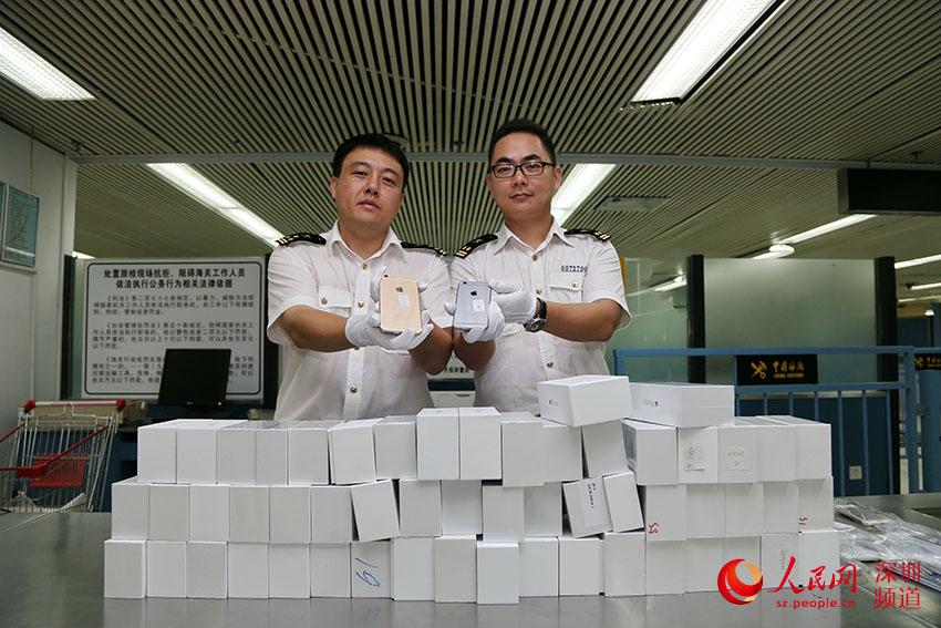 深圳5天查获近2000台iPhone6 水客身穿3内裤藏8台 深圳5天查获近2000台iPhone6 水客身穿3内裤藏8台