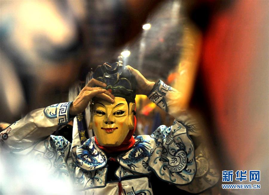 #（文化）（1）贵州福泉：排练阳戏迎佳节