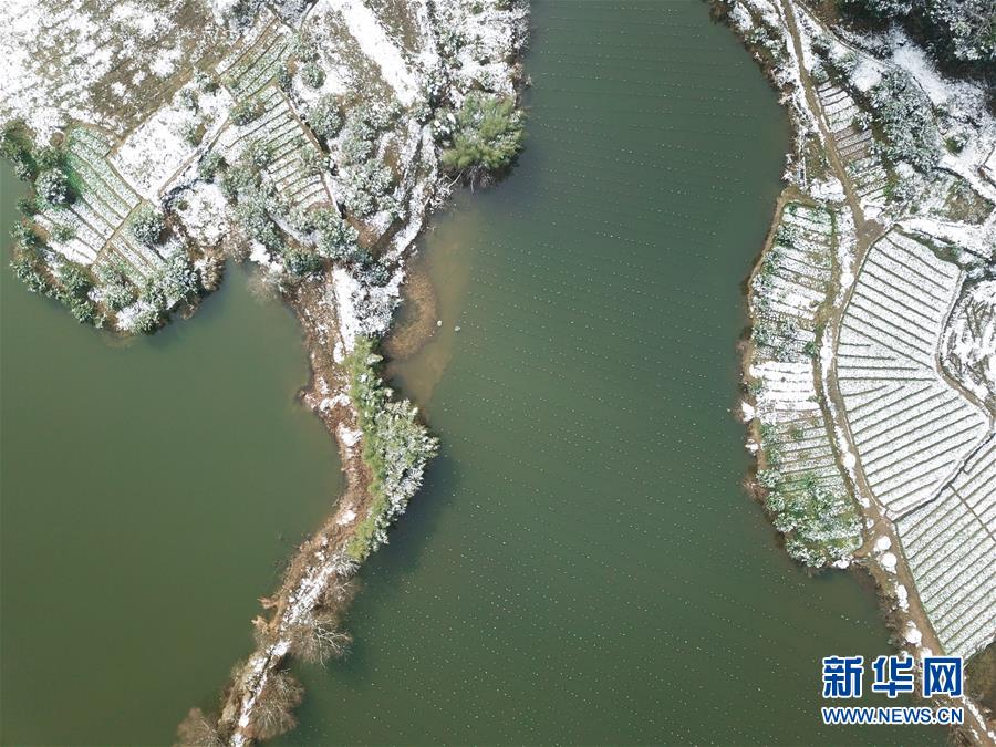 （天空之眼）（24）美丽乡村 冬日三江口
