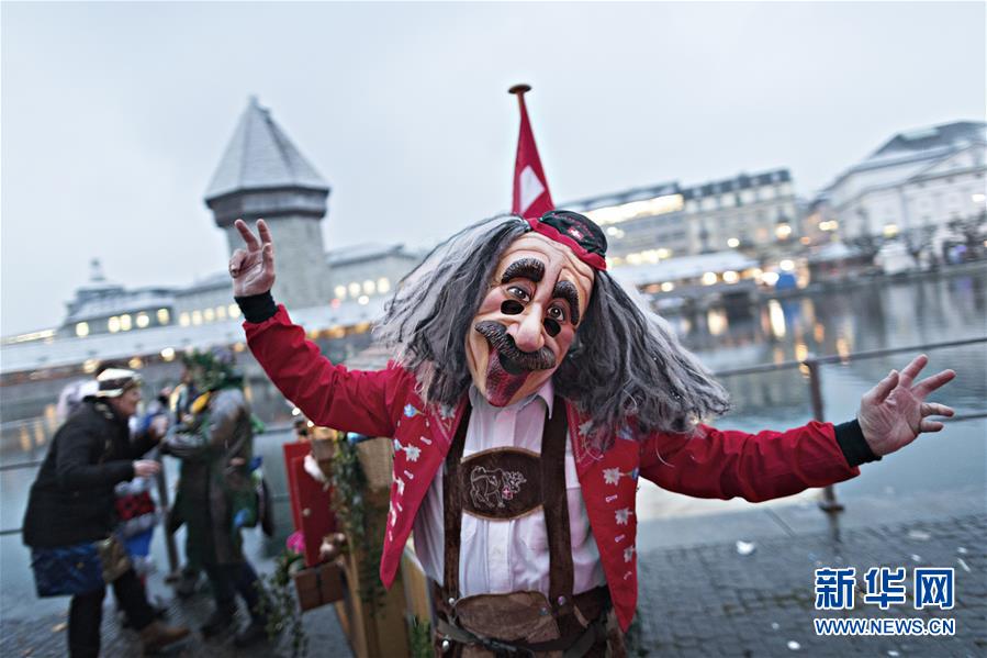 （国际）（4）瑞士卢塞恩举办狂欢节