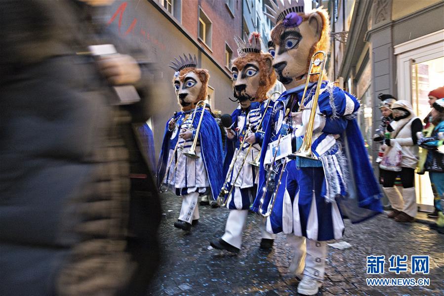 （国际）（5）瑞士卢塞恩举办狂欢节