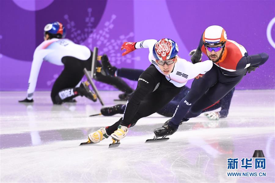 （冬奥会）（2）短道速滑——男子1500米：韩国选手林孝俊夺冠