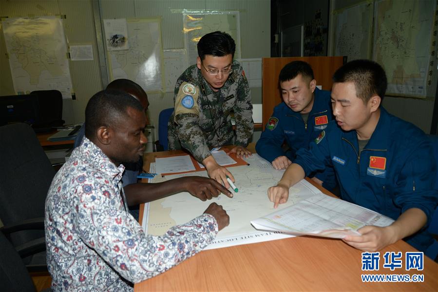 （XHDW）（1）中国维和直升机分队完成联非达团所属部队轮换运送任务