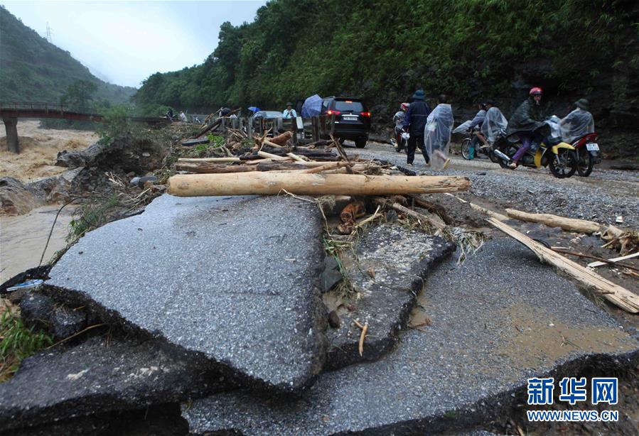 （国际）（2）越南北部强降雨引发洪水和山体滑坡致7人死亡