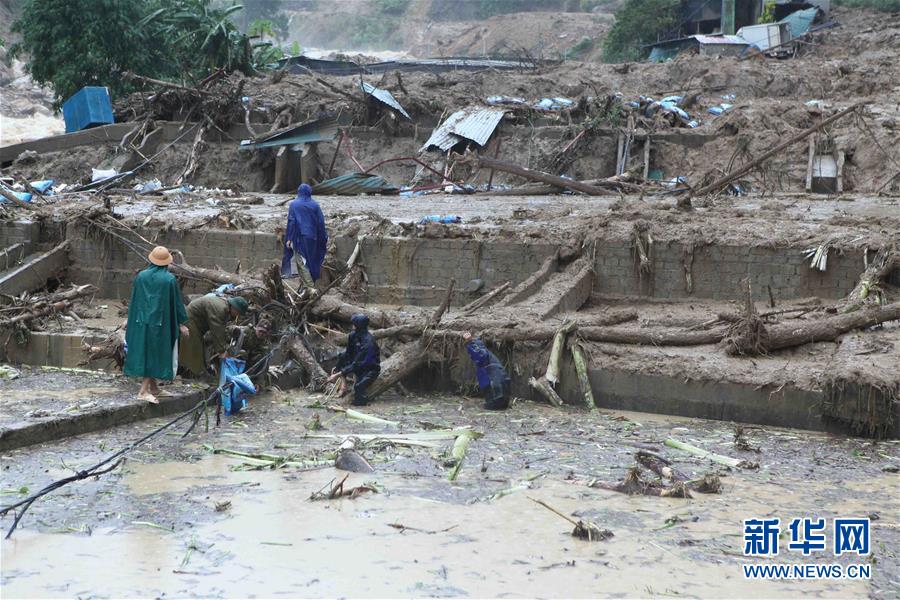 （国际）（4）越南北部强降雨引发洪水和山体滑坡致7人死亡